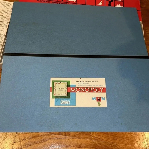 vintage 1961 parker bros real estate trading MONOPOLY board game toy collectible - Picture 16 of 16